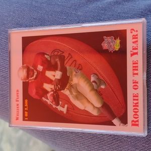 William Floyd Rookie of the year football card . 1994